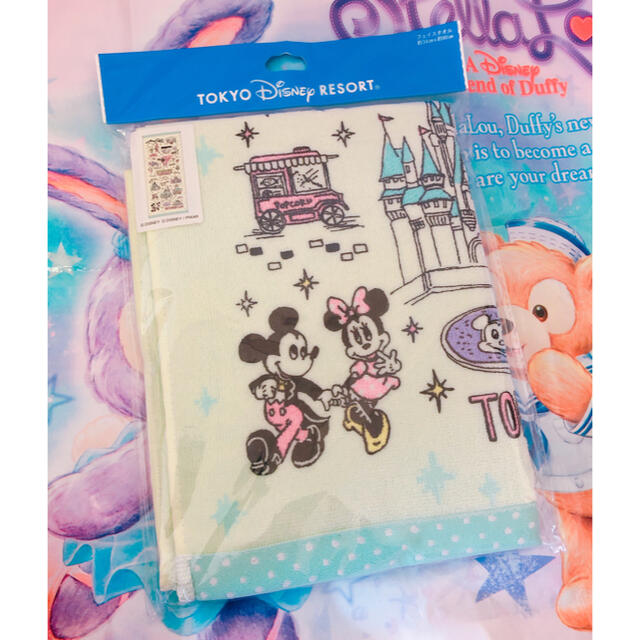 Disney お品切れ中 ディズニー 手書き風 フェイスタオル パーク レトロの通販 By プロフ必読 Shop ディズニーならラクマ