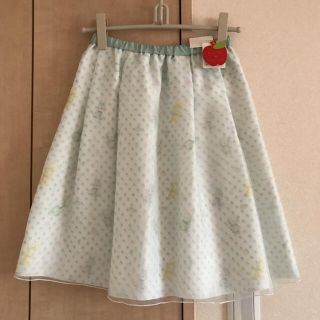 フランシュリッペ(franche lippee)の新品タグ付き☆ベビー柄スカート(ひざ丈スカート)