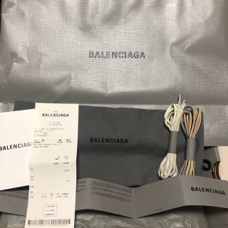 バレンシアガ(Balenciaga)のBALENCIAGA track trainer 42 白オレンジ(スニーカー)