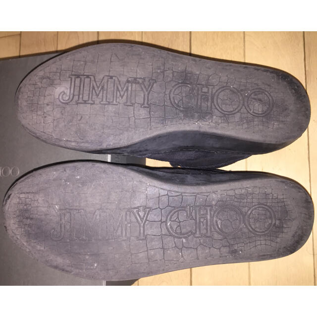 JIMMY CHOO(ジミーチュウ)のJIMMY CHOO 112 Belgravi 42 スエード ブラック メンズの靴/シューズ(スニーカー)の商品写真