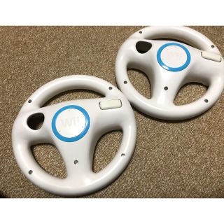 ウィー(Wii)のwiiハンドル 二個セット(その他)