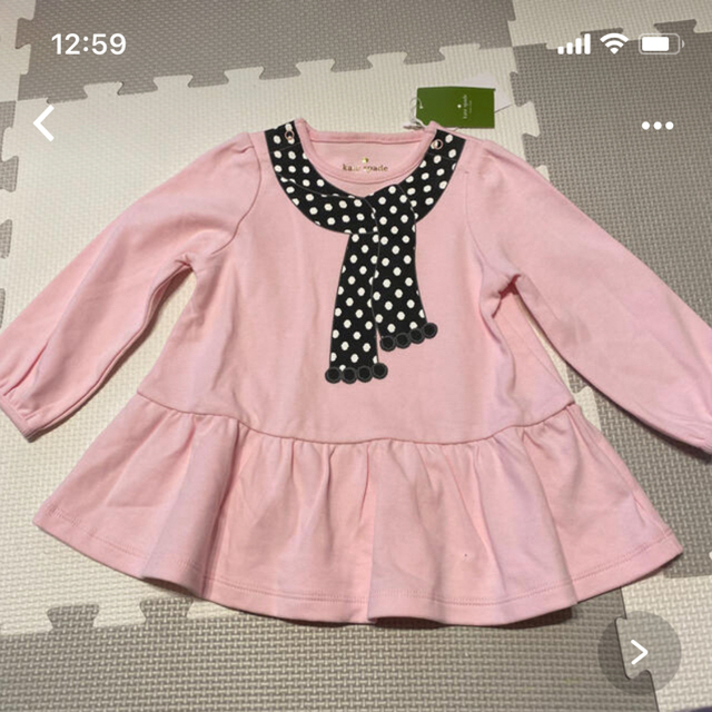 kate spade new york(ケイトスペードニューヨーク)の439様専用　新品　ケイトスペード　2枚 キッズ/ベビー/マタニティのベビー服(~85cm)(ワンピース)の商品写真