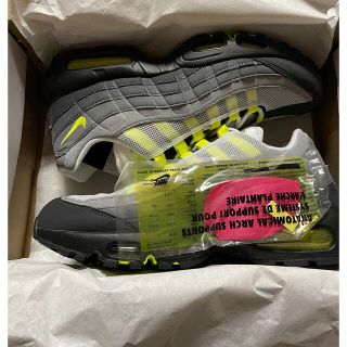 ナイキ(NIKE)のNIKE AIR MAX95 OGイエローグラデ(スニーカー)