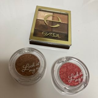 エチュードハウス(ETUDE HOUSE)のルックアットマイアイズ　アイシャドウ２個＋エクセルアイシャドウセット(アイシャドウ)