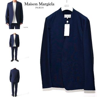 マルタンマルジェラ(Maison Martin Margiela)の新品 Maison Margiela カラーレス ブレザー(ノーカラージャケット)