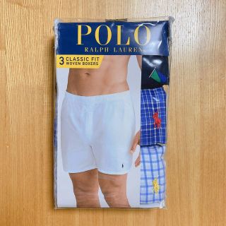 ポロラルフローレン(POLO RALPH LAUREN)の【新品】ポロラルフローレン トランクス 3枚セット Mサイズ(トランクス)