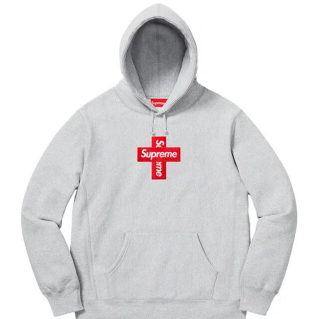 Cross Box Logo Hooded Sweatshirt