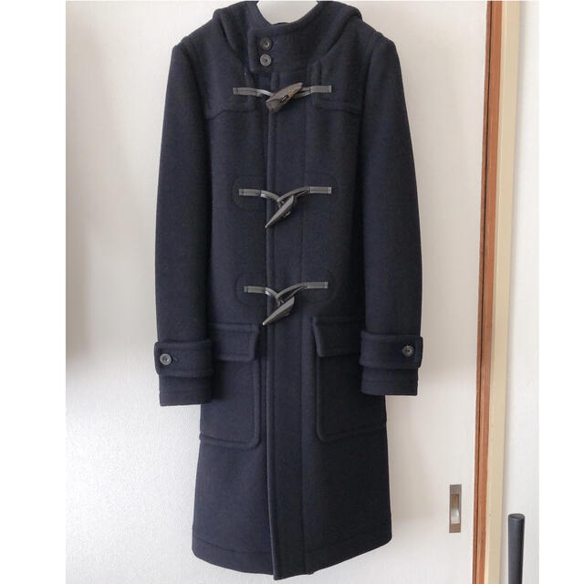 ダッフルコート【極美品】HYKE MELTON DUFFLE COAT／ダッフルコート