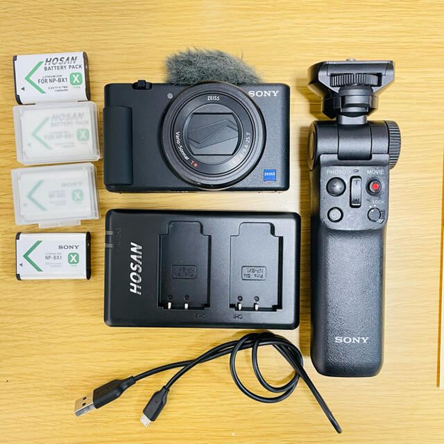 SONY(ソニー)のSONY VLOG CAM ZV-1G 互換バッテリー付 スマホ/家電/カメラのカメラ(コンパクトデジタルカメラ)の商品写真