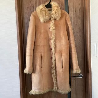 Spick & Span - スピックアンドスパン 羊毛 ムートンコート キャメルの