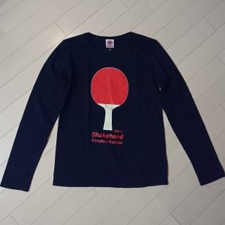 値下げ！REDBROS. レッドブロス XS ロングTシャツ 長袖 卓球 紺(Tシャツ/カットソー(七分/長袖))