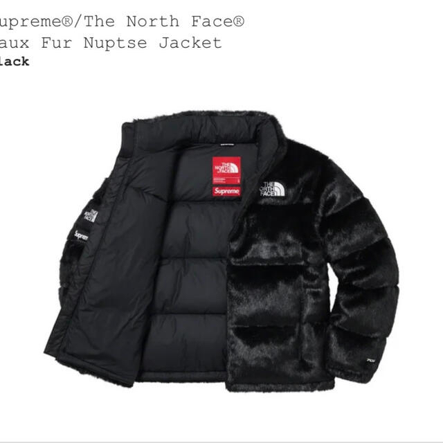 Supreme(シュプリーム)のsupreme northface faux fur nuptse jacket メンズのジャケット/アウター(ダウンジャケット)の商品写真