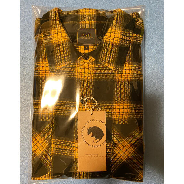 RATS - キムタク着用 rats シャツ Mサイズ 新品未使用の通販 by RATS - キムタク着用 rats シャツ Mサイズ 新品未使用の通販 by