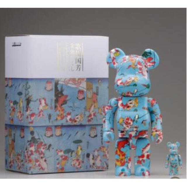 即日発送 BE@RBRICK 歌川国芳「金魚づくし」 100% ＆ 400%おもちゃ/ぬいぐるみ