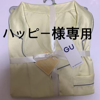 ジーユー(GU)の＊新品＊GU サテンパジャマ　Mサイズ(ルームウェア)