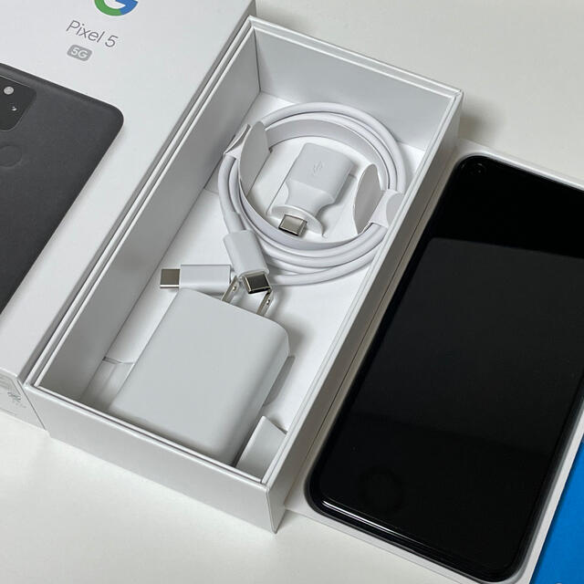 【全品送料無料】 Google Pixel 5 128GB Just Black SIMフリー 携帯電話本体