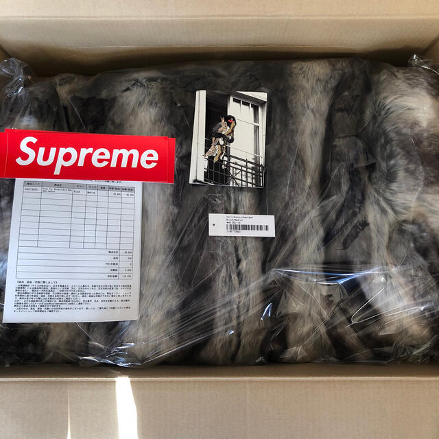 Supreme Faux Fur Jacket 木村拓哉着用 Black M 2