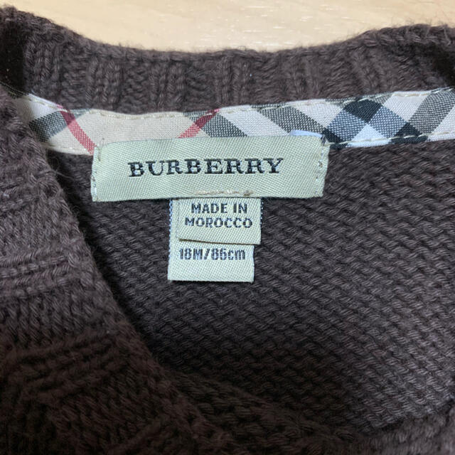 BURBERRY(バーバリー)のバーバリー♡セーター　ニット キッズ/ベビー/マタニティのキッズ服男の子用(90cm~)(ニット)の商品写真