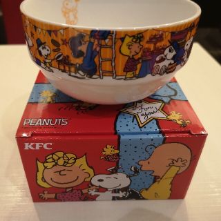 スヌーピー(SNOOPY)のケンタッキーフライドチキン KFC スヌーピー ボウル オレンジ(容器)