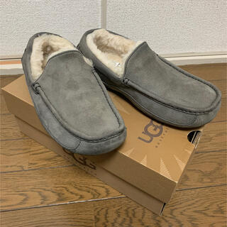 アグ(UGG)の【】【ジャッキー様専用】UGG アグ　メンズ　モカシン　チャコール　26cm 　(スリッポン/モカシン)