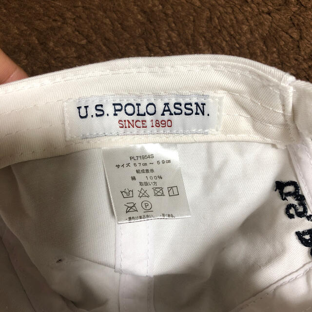 POLO RALPH LAUREN(ポロラルフローレン)のPOLO キャップ 白 レディースの帽子(キャップ)の商品写真