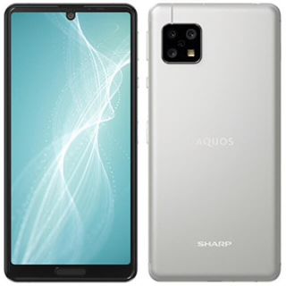 アクオス(AQUOS)の新品未使用 AQUOS sense4 シルバー(スマートフォン本体)