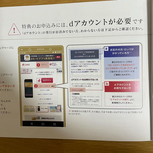 NTTdocomo(エヌティティドコモ)のdocomo dカード ゴールド 優待 特典 チケットの優待券/割引券(ショッピング)の商品写真