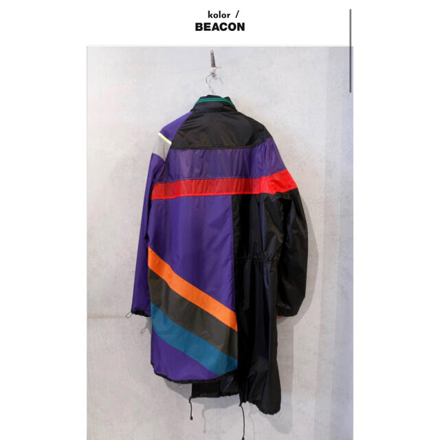 22SS kolor/BEACON タイプライターコーティングレイヤードコート