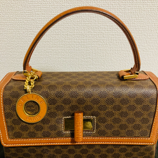 お歳暮 celine - オールドセリーヌ バッグ 2way マカダム柄 CELINE