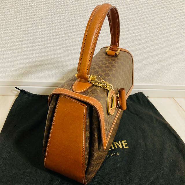 美品 CELINE セリーヌ マカダム柄 2WAYバッグ オールドセリーヌ-