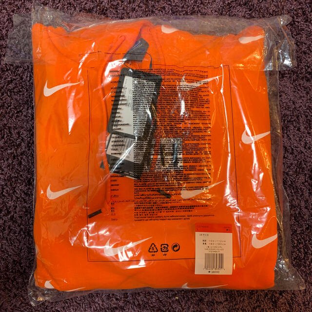 【Lサイズ】KITH & Nike Swoosh Hoodie orange