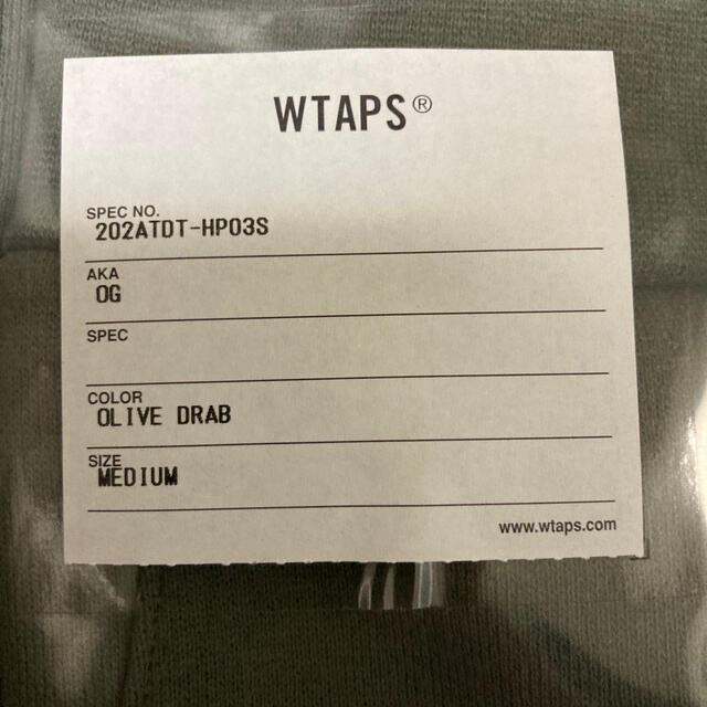W)taps(ダブルタップス)の20FW WTAPS OG HOODED  メンズのトップス(パーカー)の商品写真