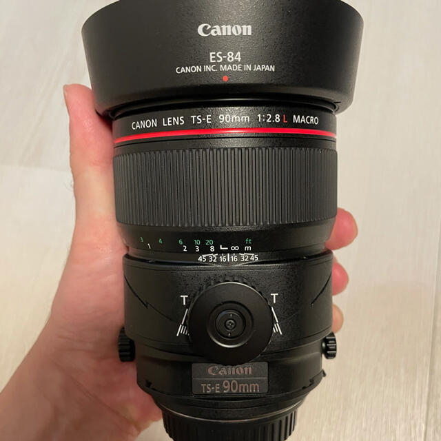 Canon(キヤノン)の【新同品】CANON TS-E90mm F2.8L マクロ スマホ/家電/カメラのカメラ(レンズ(単焦点))の商品写真