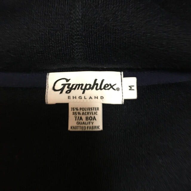 Gymphlex ジムフレックス  ボア フードジャケット くるみボタン