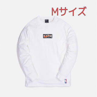 ナイキ(NIKE)のkith nike Knicks L/S Tee White Mサイズ(Tシャツ/カットソー(七分/長袖))