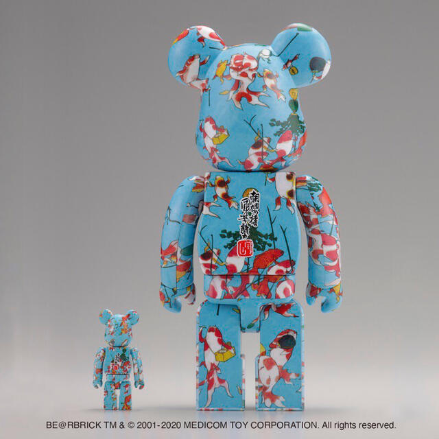 BE@RBRICK 歌川国芳 金魚づくし 100% ＆ 400%