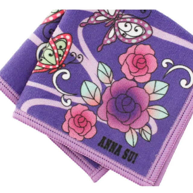 ANNA SUI(アナスイ)のアナスイ×鬼滅の刃　コラボハンカチ　新品 エンタメ/ホビーのおもちゃ/ぬいぐるみ(キャラクターグッズ)の商品写真