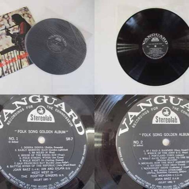 フォークソングゴールデンアルバム 中古レコード の通販 by パスカル