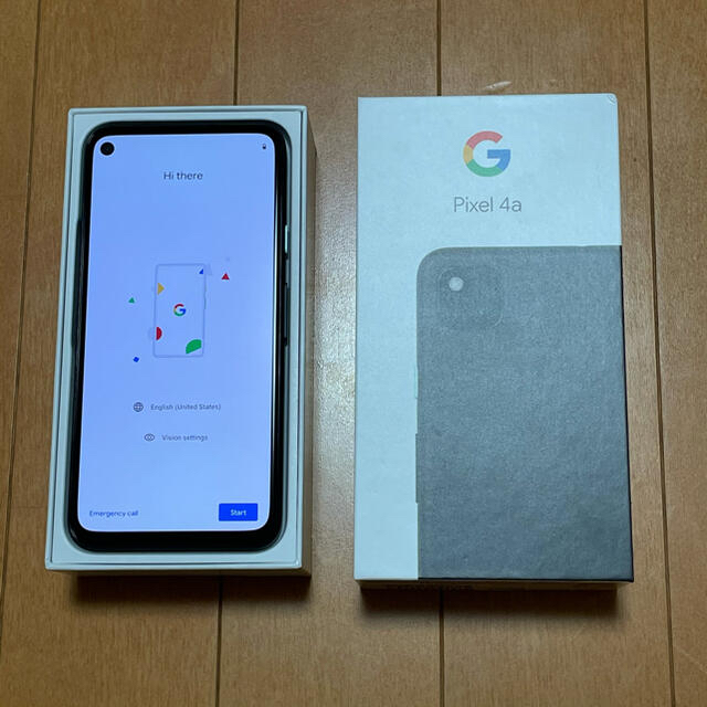 Pixel4a JustBlack 128GB SIMフリースマホ/家電/カメラ