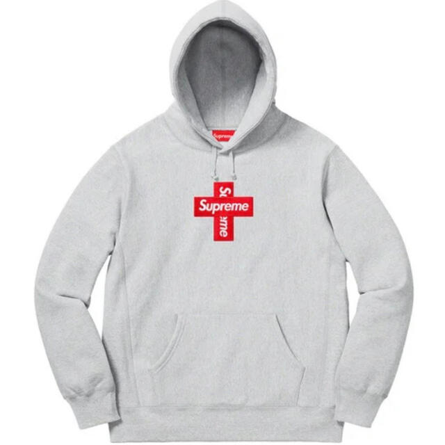 Supreme Cross Box Logo Hooded Sweatshirt