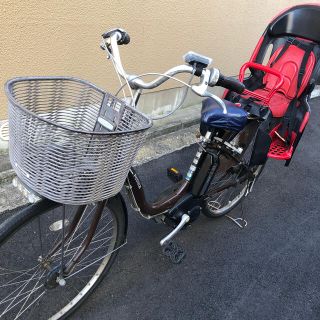 ブリヂストン(BRIDGESTONE)の電動自転車　ブリジストン　アシスタ　OGK子供乗せ(自転車本体)