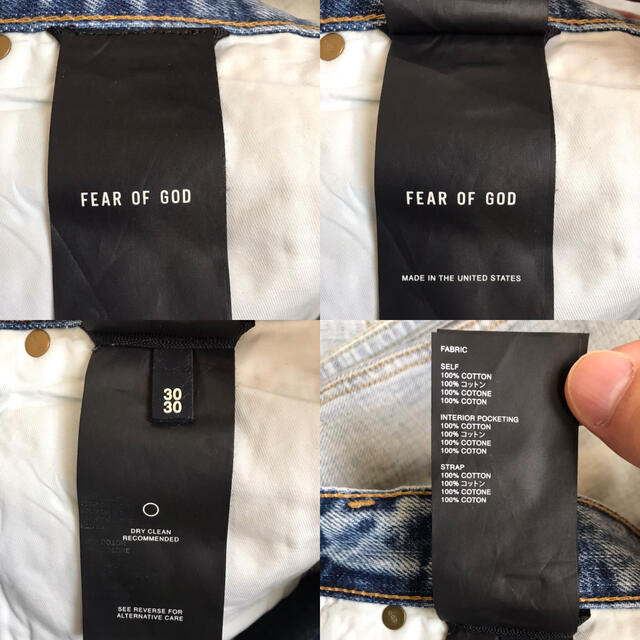 FEAR OF GOD(フィアオブゴッド)のFEAR OF GOD Inside Out Denim Jeans sixth メンズのパンツ(デニム/ジーンズ)の商品写真
