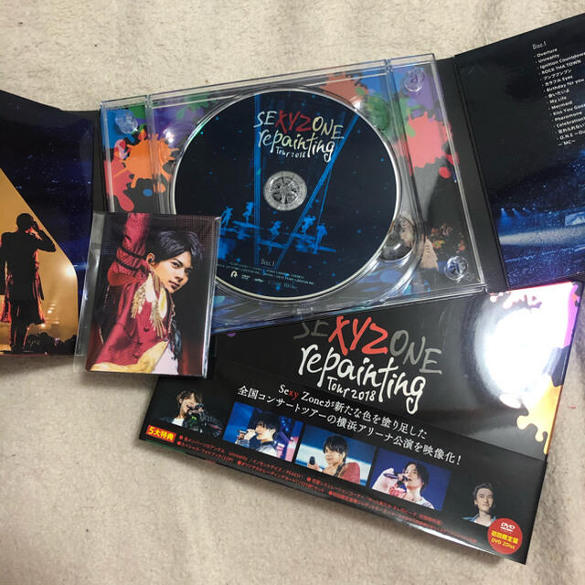 Sexy Zone(セクシー ゾーン)のSEXY　ZONE　repainting　Tour　2018（DVD初回限定盤） エンタメ/ホビーのDVD/ブルーレイ(ミュージック)の商品写真