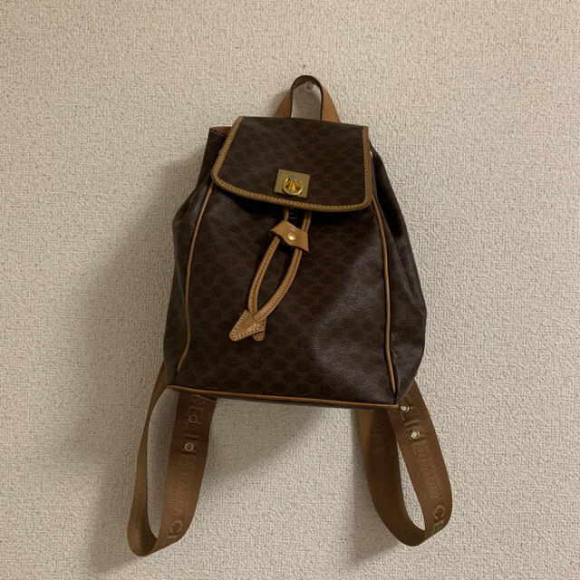 celine(セリーヌ)のCELINE マカダム柄　リュック レディースのバッグ(リュック/バックパック)の商品写真