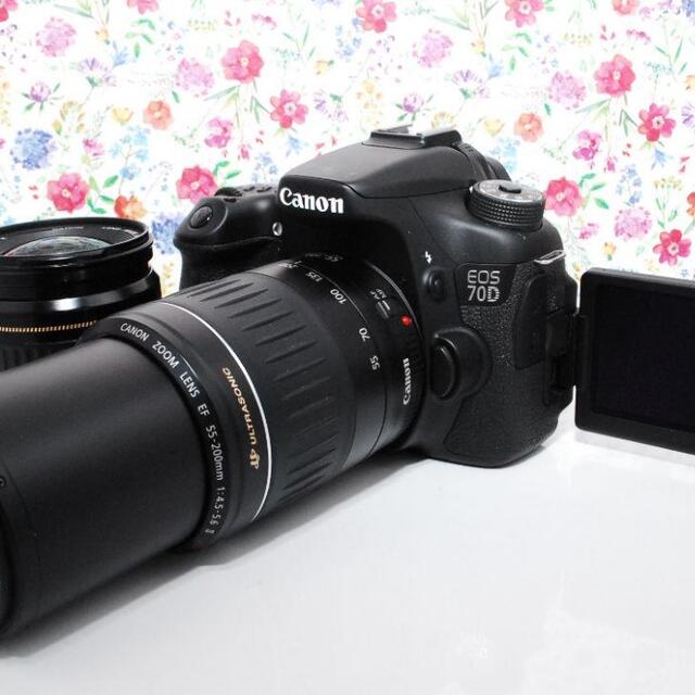 Canon - ◇超人気◇Canon 70D ダブルレンズセットの通販 by 辻えりshop