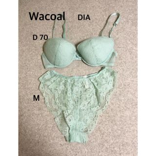 ワコール(Wacoal)のWacoal ワコール　DIA ブラ&ショーツ　D70 M(ブラ&ショーツセット)