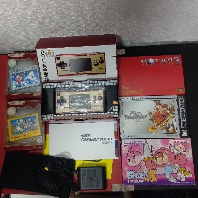 ゲームボーイミクロ ファミコンカラー ソフト5本付き