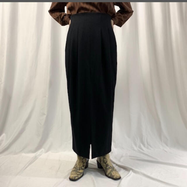 Ameri VINTAGE(アメリヴィンテージ)の【最終価格】kiaris vintage ブラックロングスカート レディースのスカート(ロングスカート)の商品写真