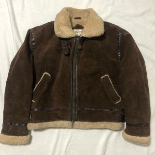 ショット(schott)のvintage B-3 ムートンジャケット　Lサイズ(レザージャケット)