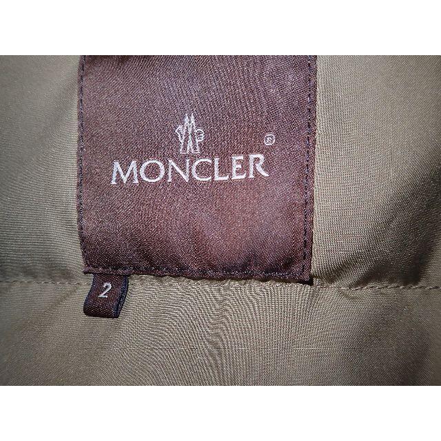 MONCLER(モンクレール)の中古　モンクレールダウンコート　サイズ２　ベージュ メンズのジャケット/アウター(ダウンジャケット)の商品写真